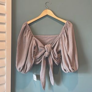 Jen’s Pirate Booty x Free People Paia Reversible Top in Grey M (original tags)